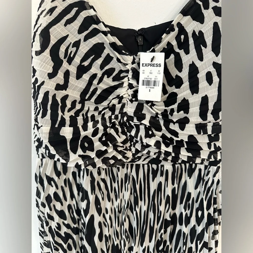 Express leopard print mini dress - Picture 3 of 5